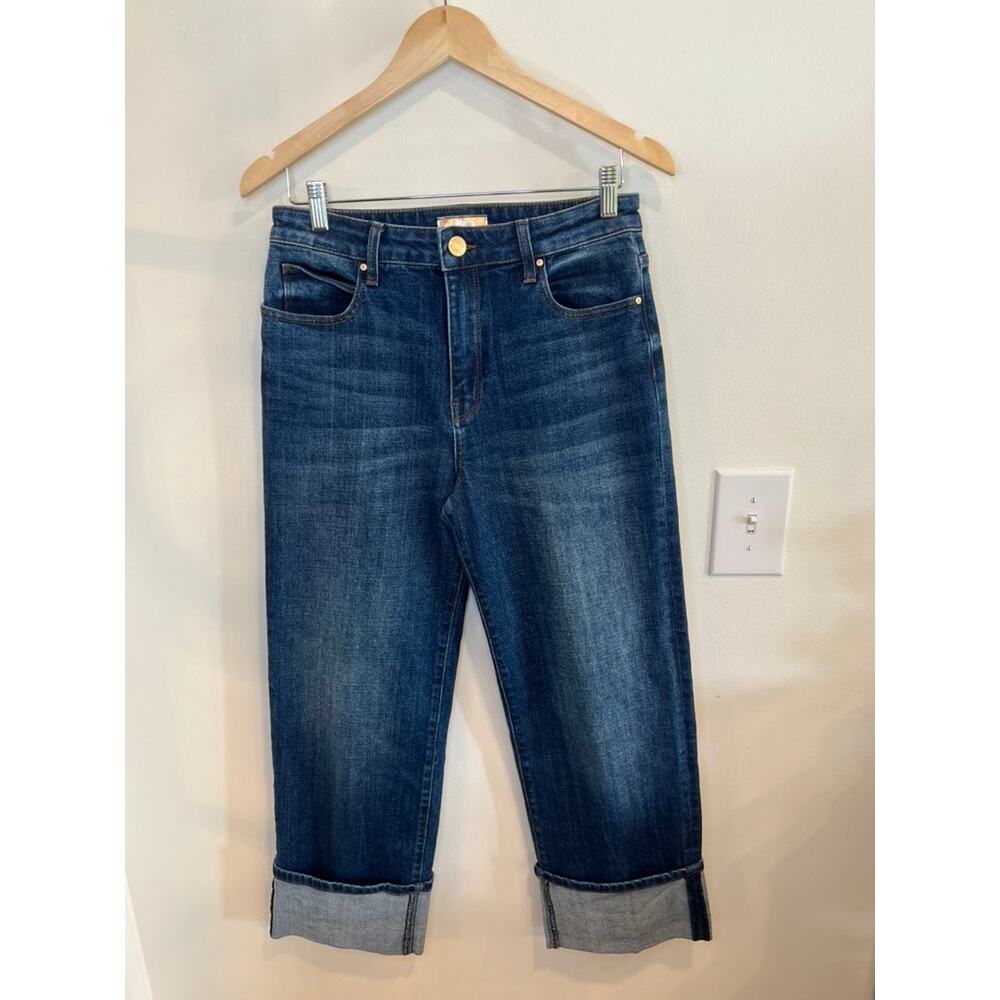 KUT from the Kloth Sienna High Rise Wide Leg Cropped Jeans 4